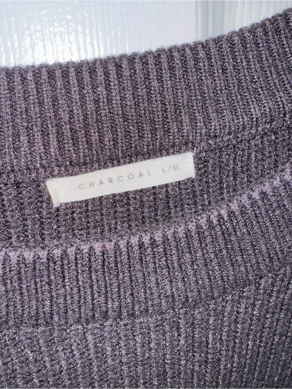 Oversized Ribbed Crewneck Sweater- L/XL - Picture 3 of 4